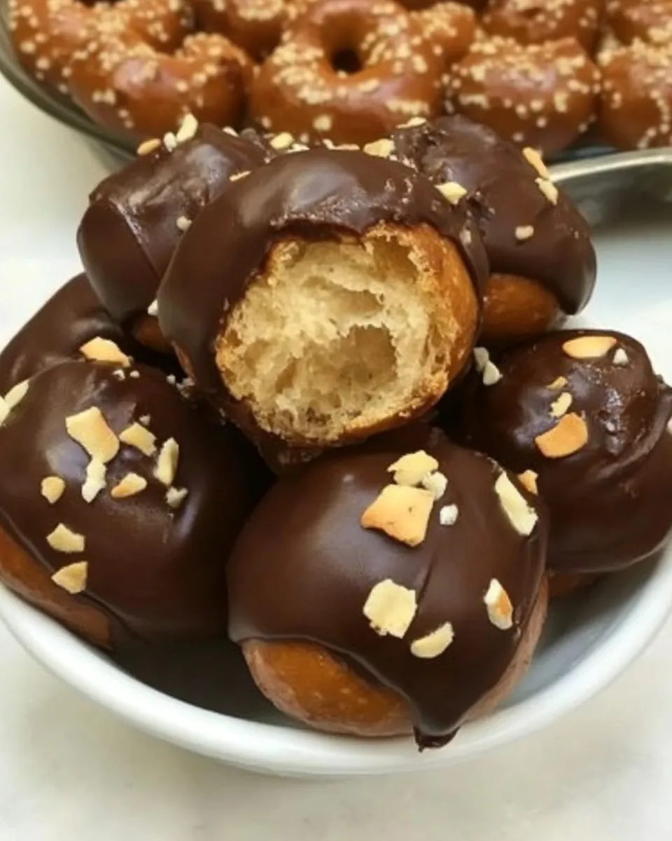 Easy Buckeye Pretzel Bites recipe photo