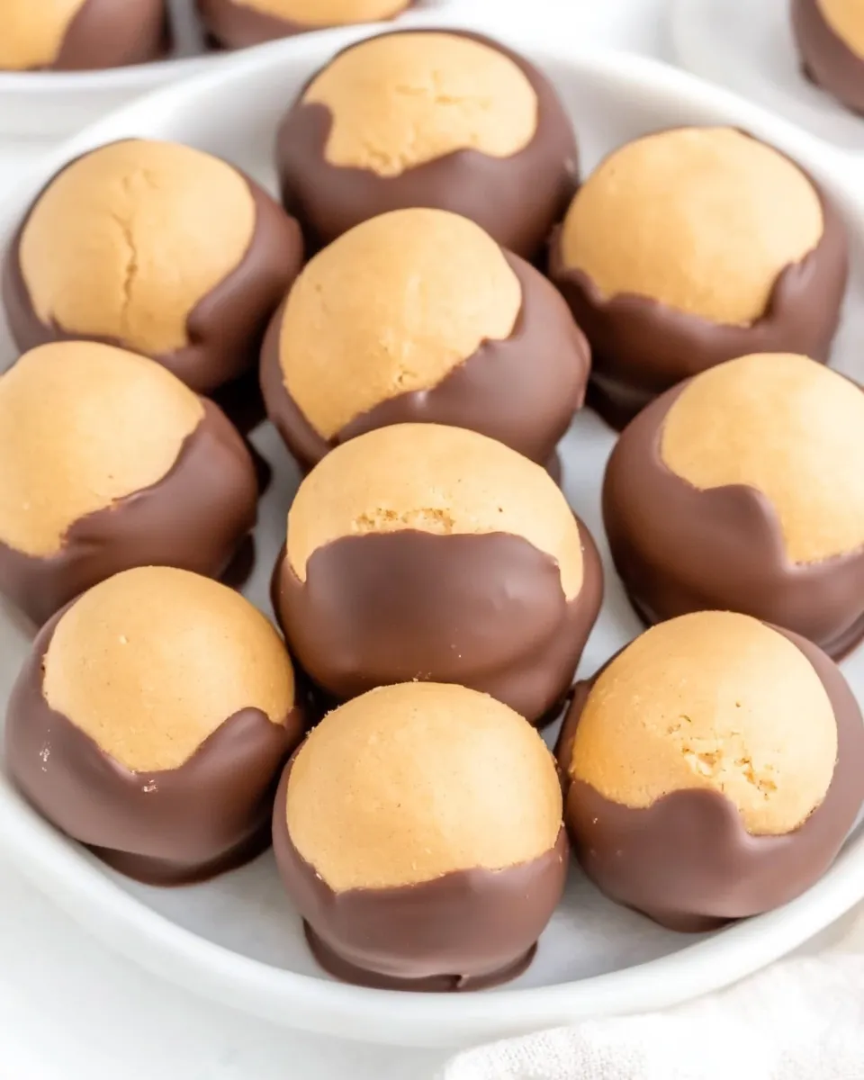 Classic Buckeyes Recipe (How To Dip Buckeyes In Chocolate) image