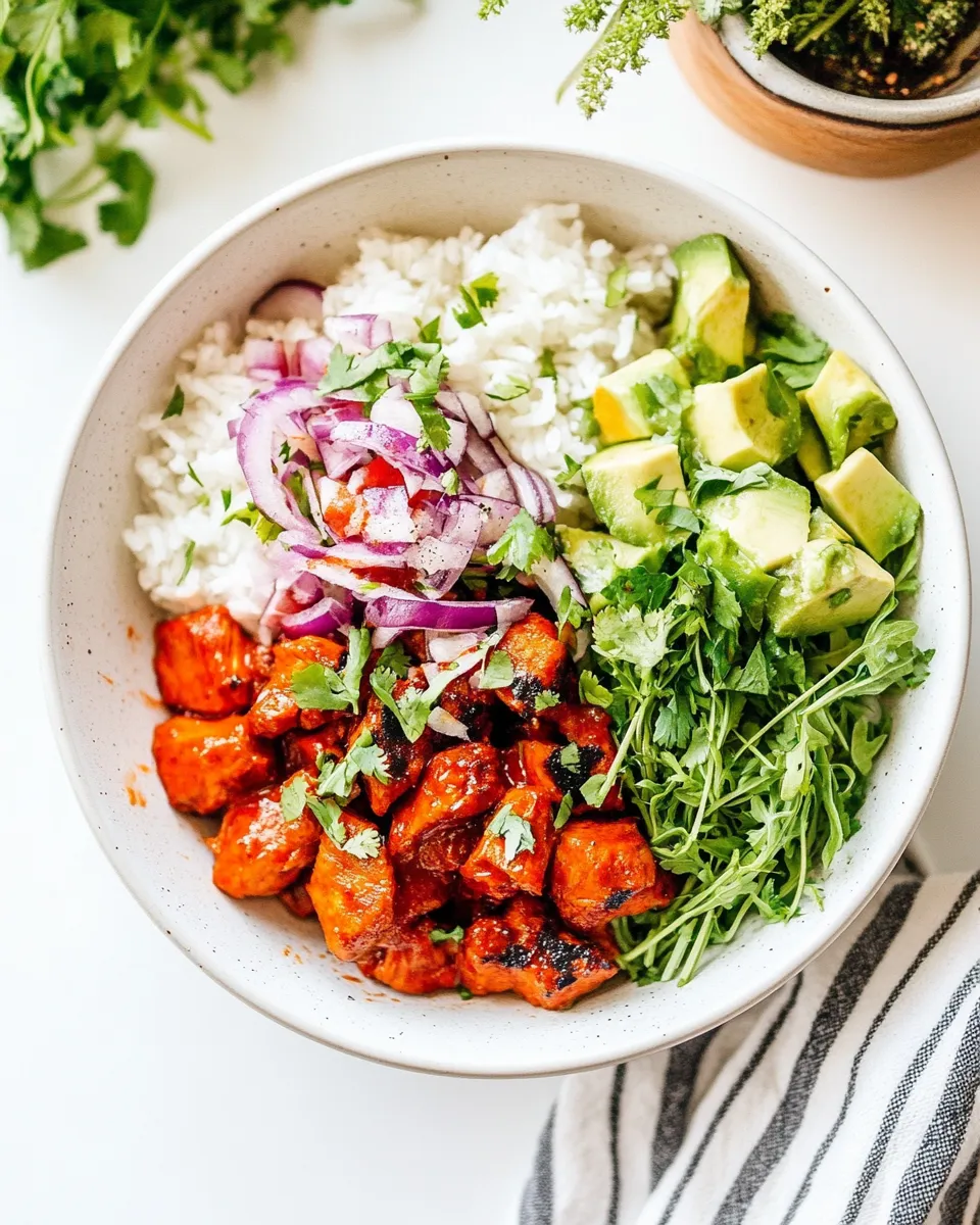 Delicious Buffalo Chicken Bowl plate image
