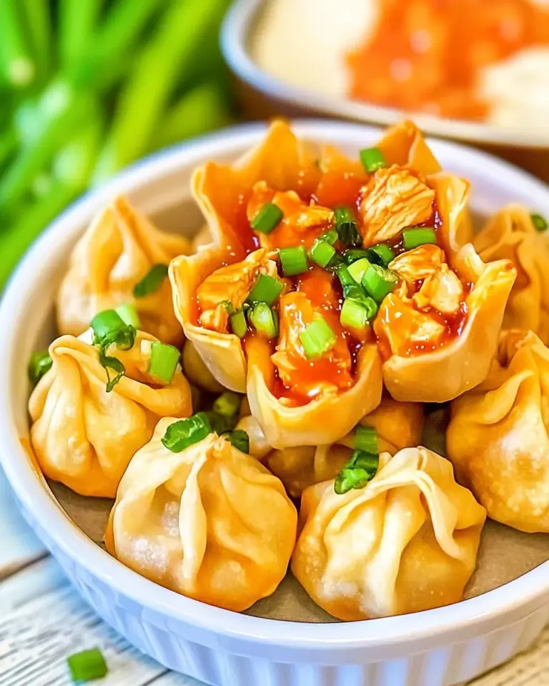 Homemade Buffalo Chicken Wontons photo