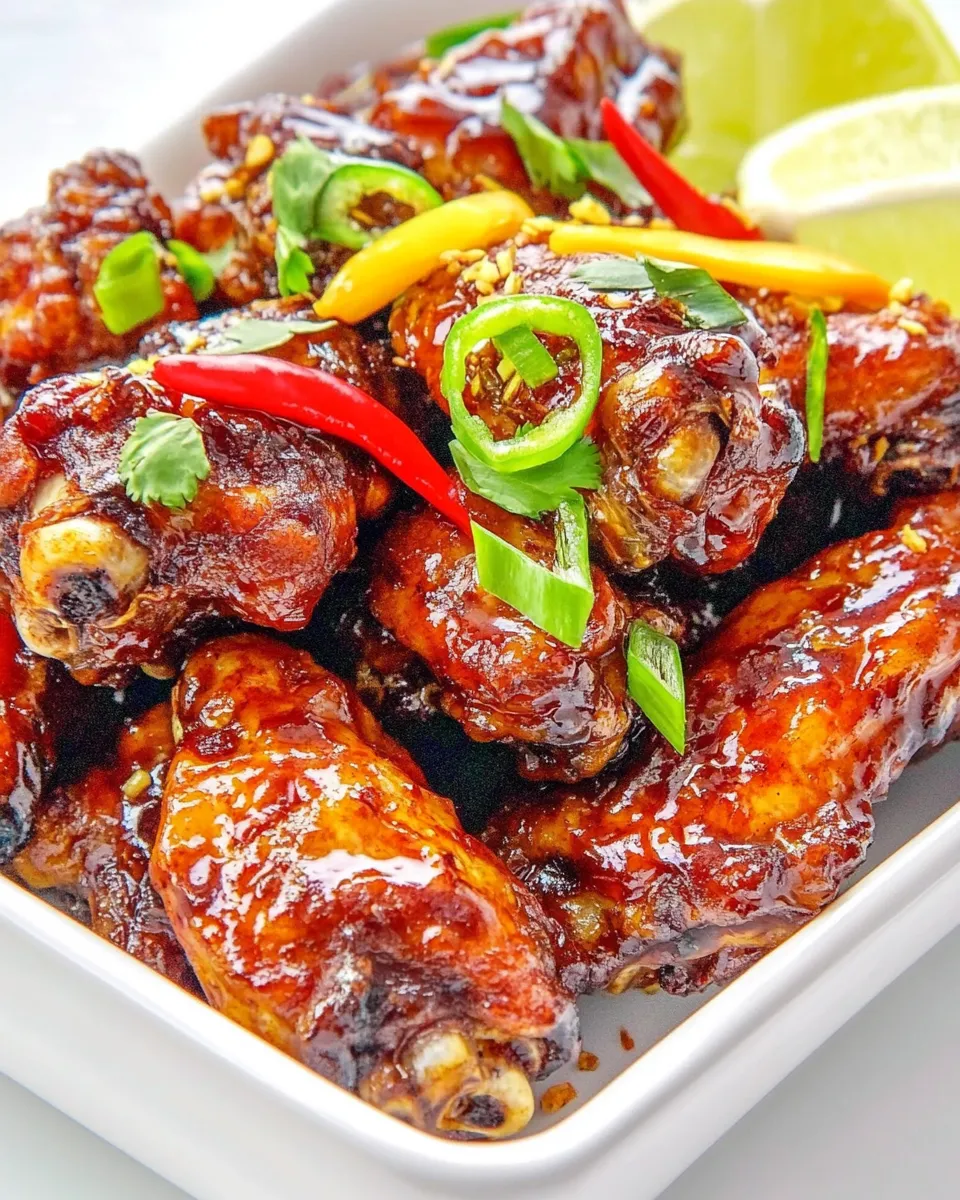 Classic Buffalo Wild Wings Asian Zing Wings Copycat Recipe image