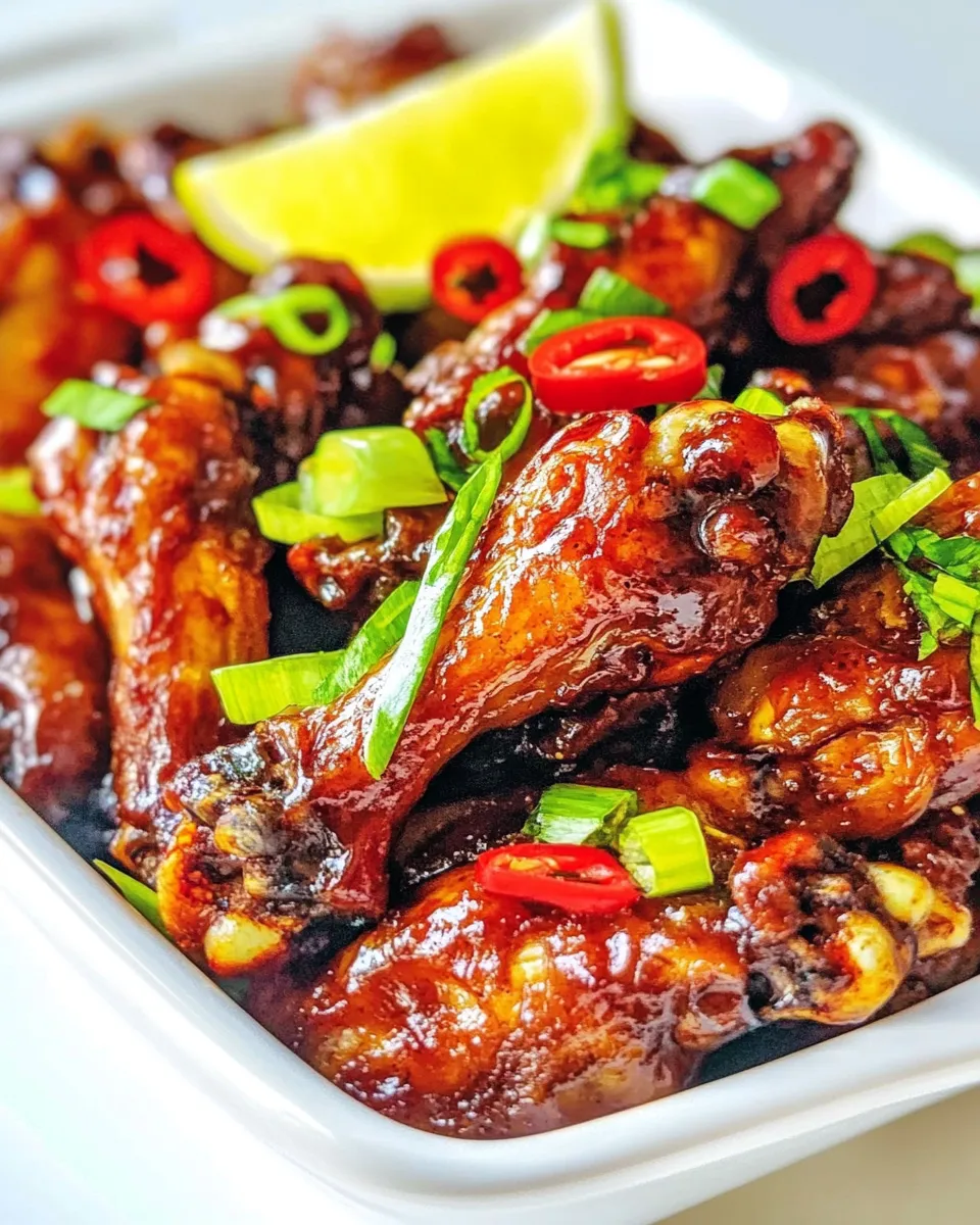 Delicious Buffalo Wild Wings Asian Zing Wings Copycat Recipe shot