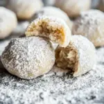 Homemade Butterball Cookies. photo