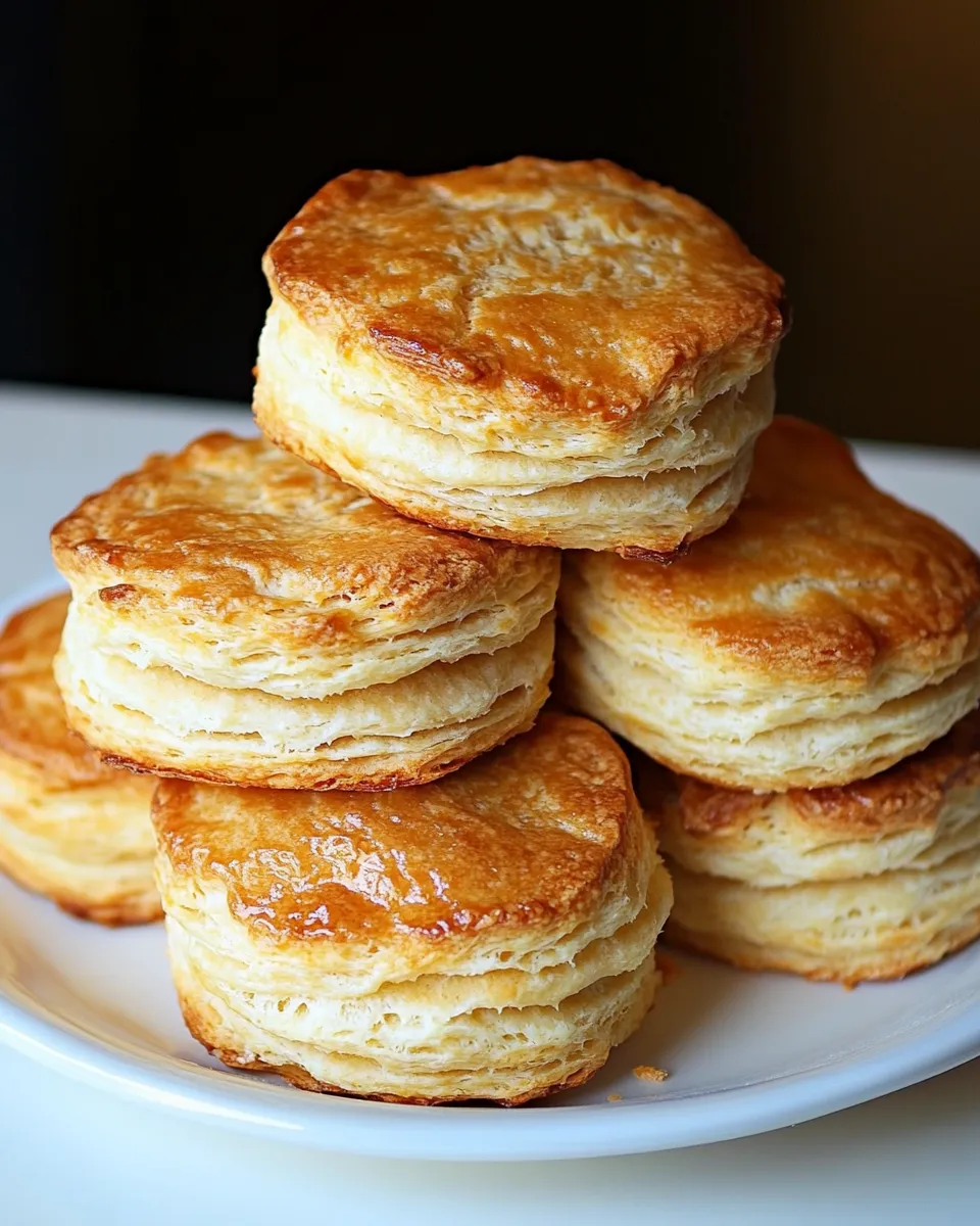 Easy Buttermilk Biscuits plate image