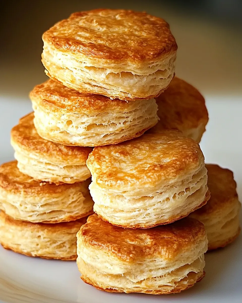 Delicious Buttermilk Biscuits food shot