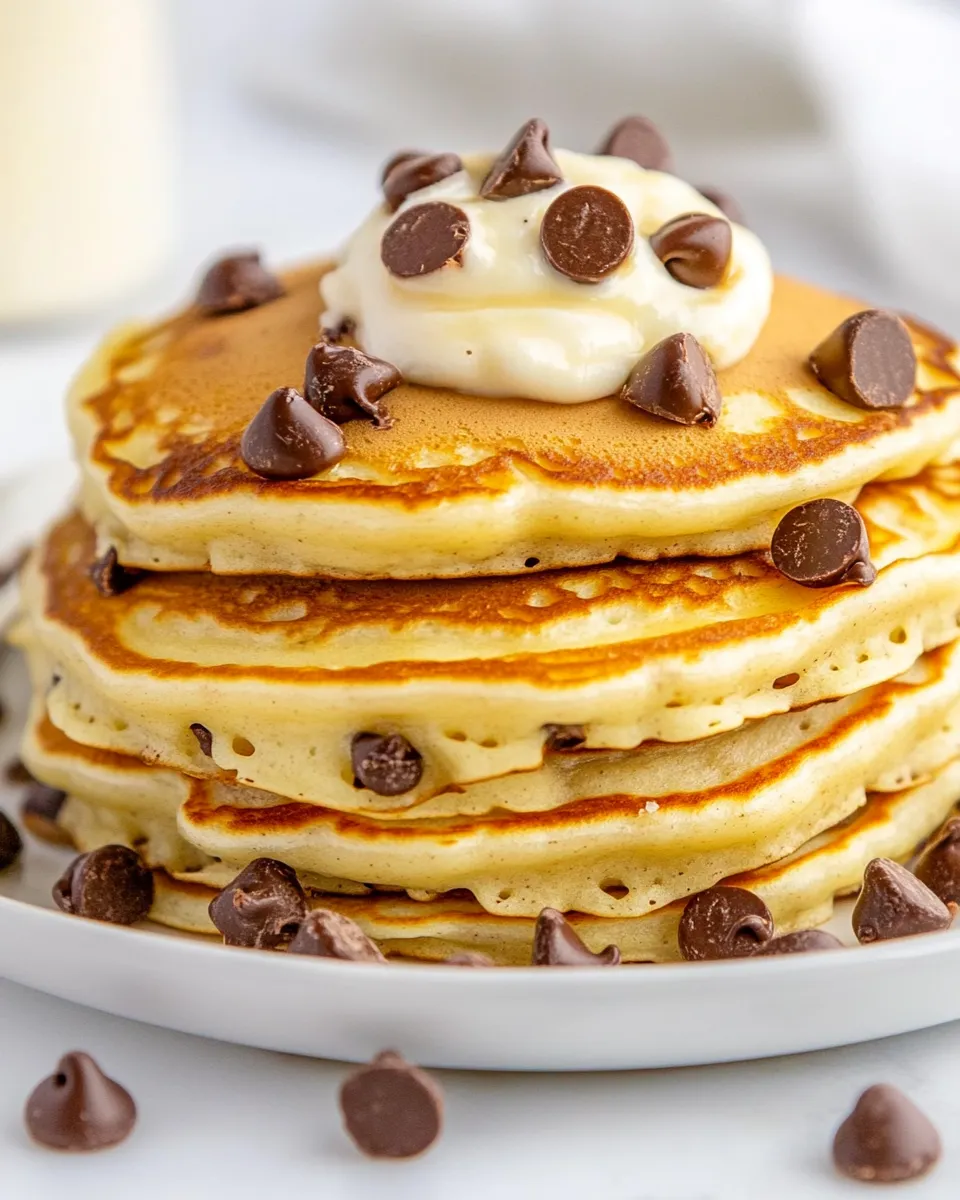 Classic Buttermilk Chocolate Chip Pancakes image