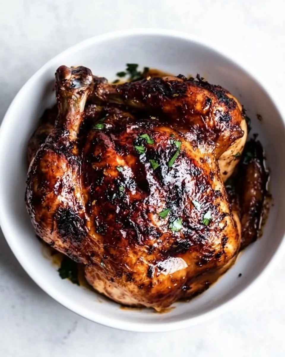 easy Buttermilk Marinated Air Fryer Whole Chicken recipe image