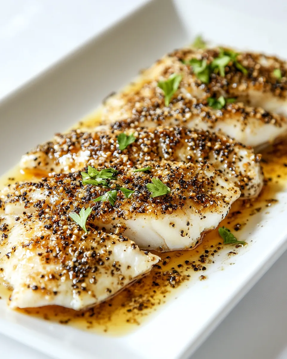 Delicious Buttery Black Pepper Fish dish photo