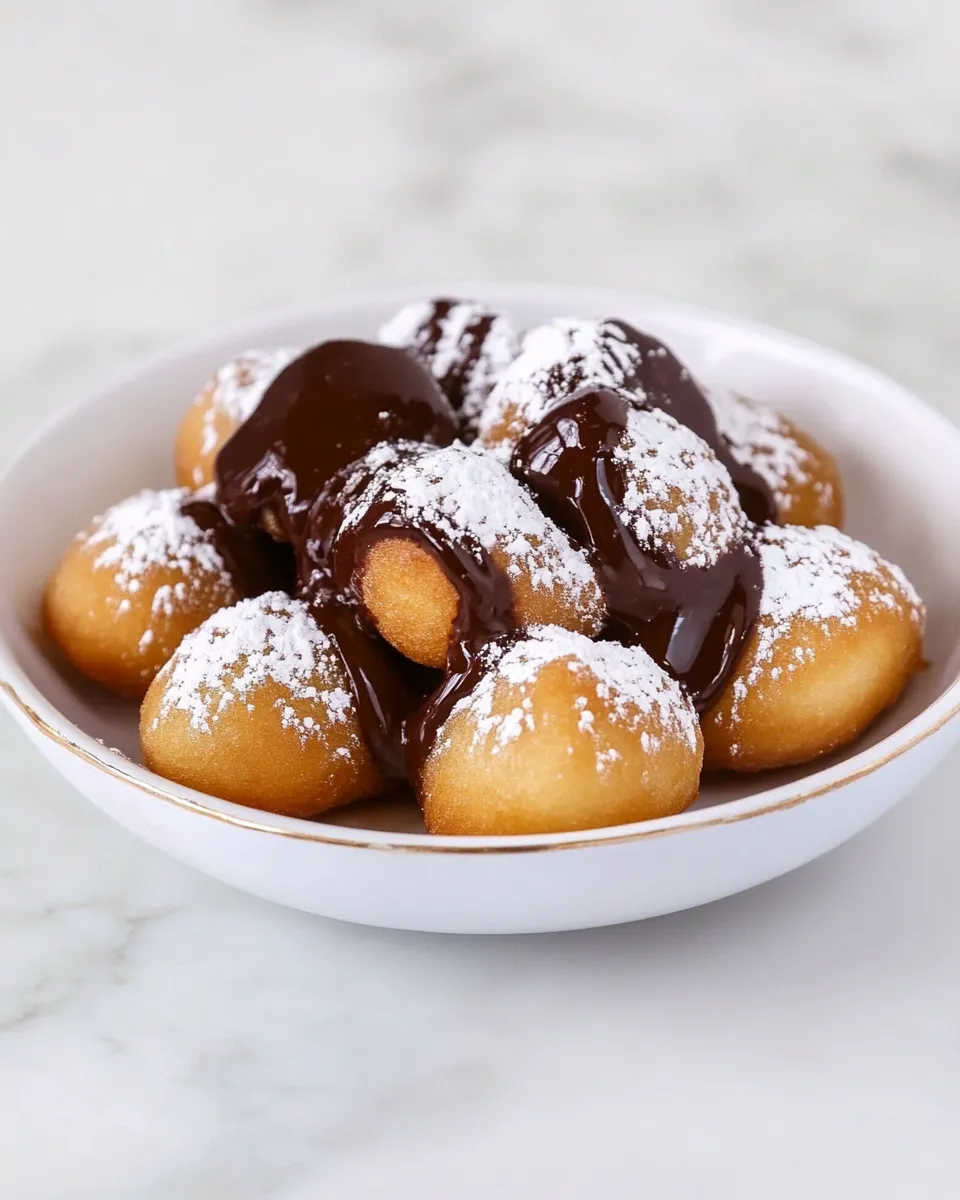 Easy Buuelos with Warm Chocolate Sauce picture