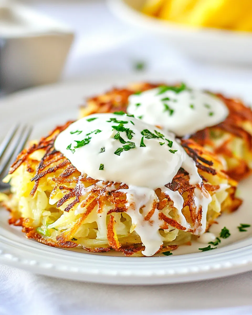 Homemade Cabbage Hash Browns Recipe photo