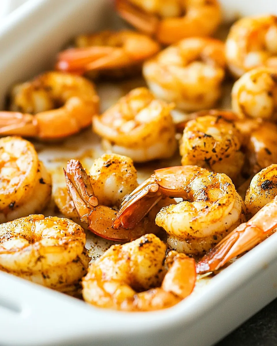 Homemade Cajun Broiled Shrimp Recipe photo
