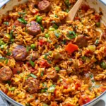 Homemade Cajun Rice and Sausage Skillet photo