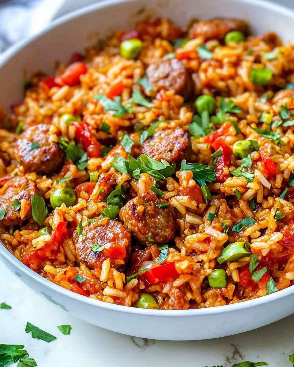 Classic Cajun Rice and Sausage Skillet image