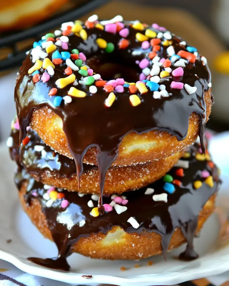 Homemade Cake Mix Donuts with Chocolate Glaze photo
