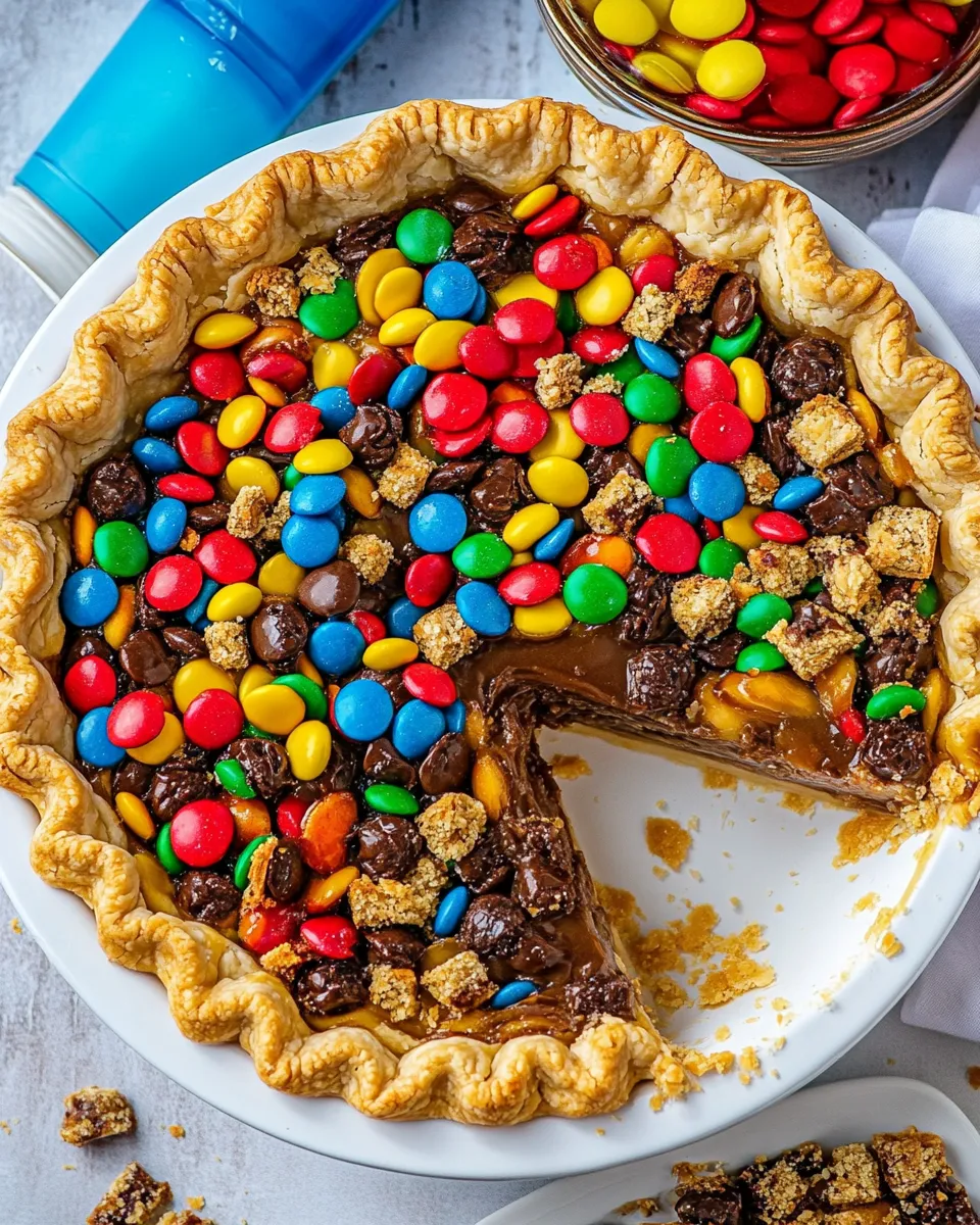 Easy Candy Bar Pie recipe image
