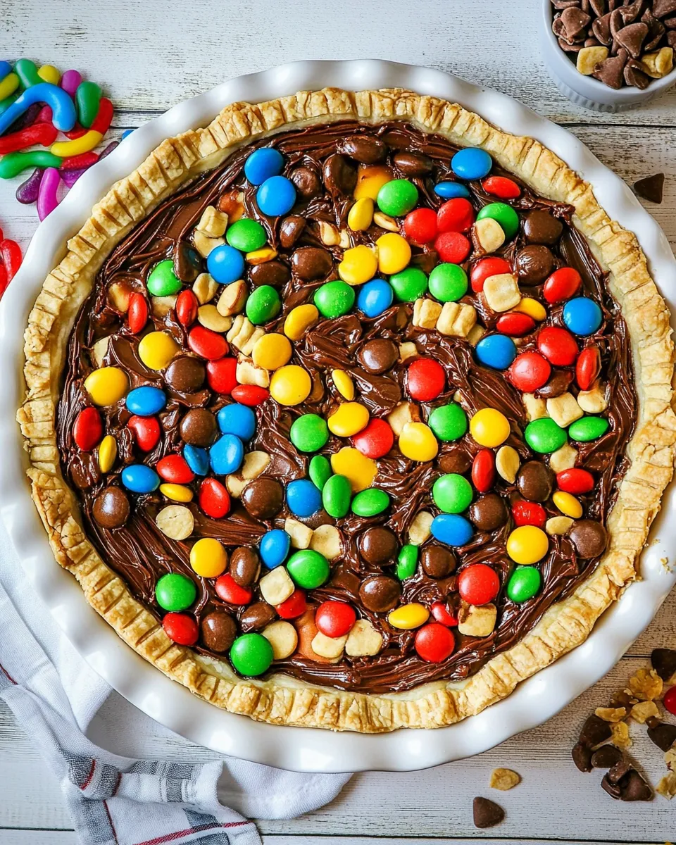 Delicious Candy Bar Pie dish photo