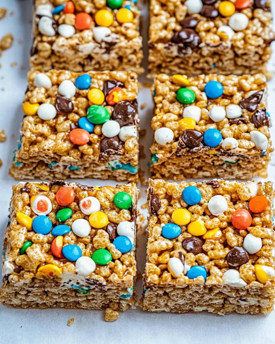 classic Candy Rice Krispie Treats (Loaded Rice Krispies) image
