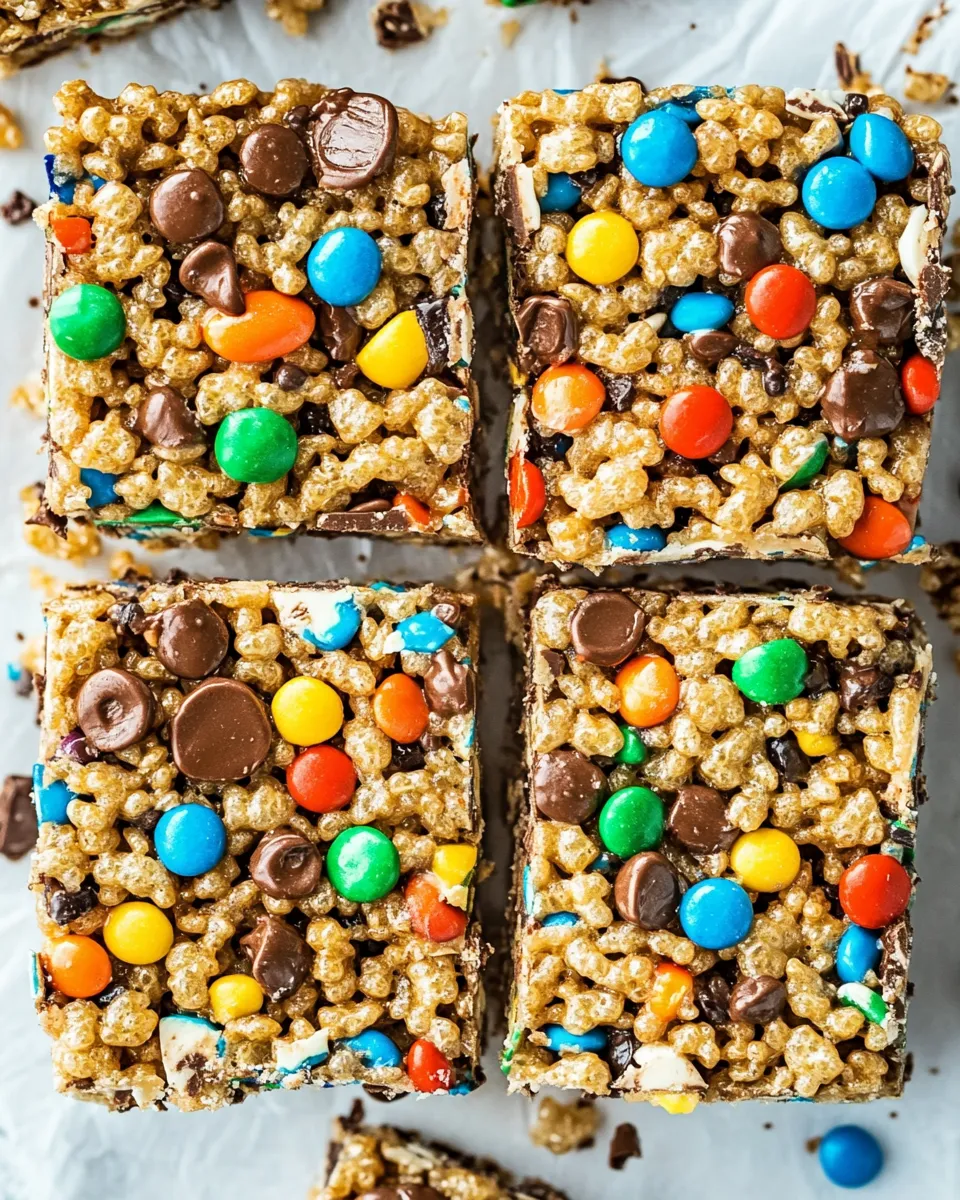 easy Candy Rice Krispie Treats (Loaded Rice Krispies) picture