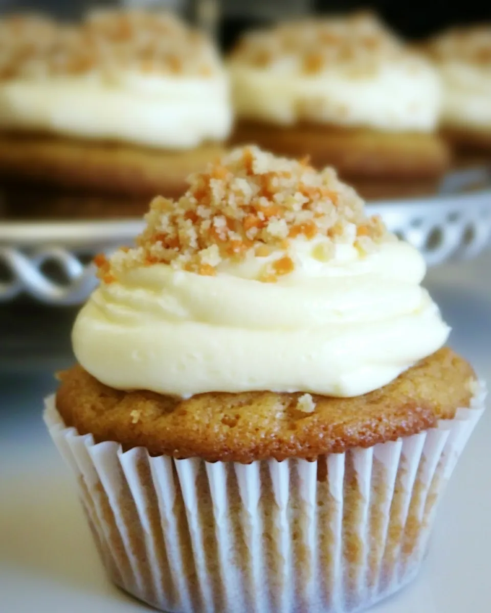 Classic Carrot Cupcakes with Cream Cheese Frosting image