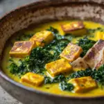 Homemade Carrot Curry with Kale and Paneer photo