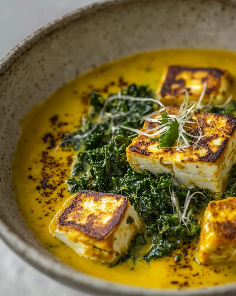 Classic Carrot Curry with Kale and Paneer image