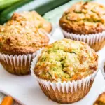 Homemade Carrot Zucchini Muffins photo