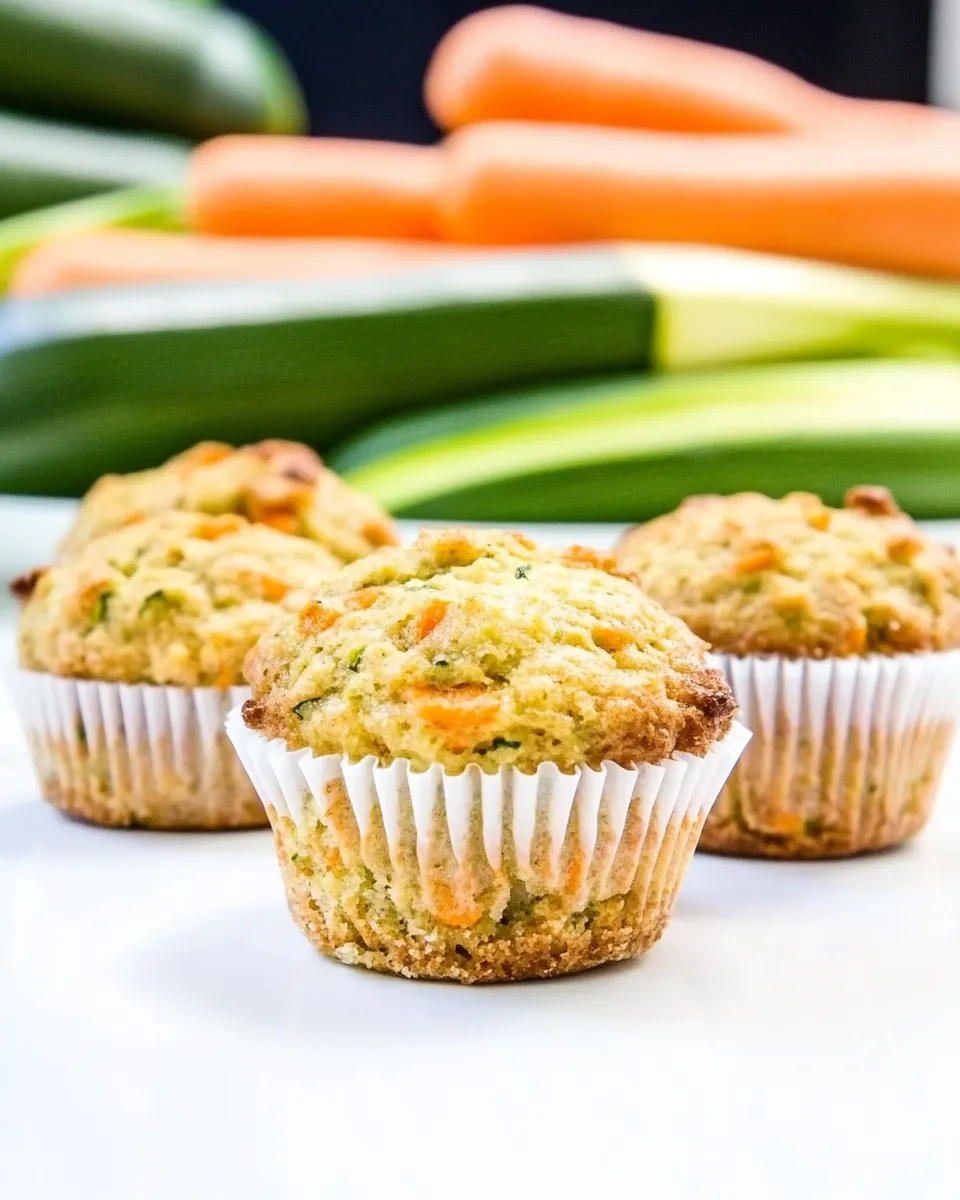 Easy Carrot Zucchini Muffins recipe photo