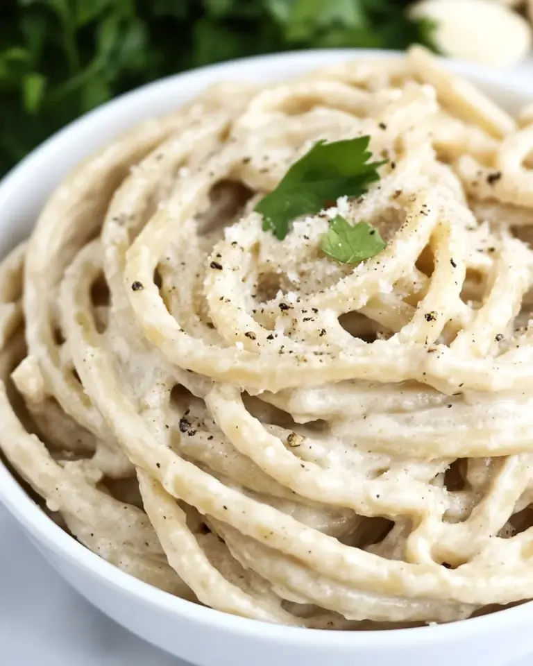 homemade Cashew Alfredo Sauce (Vegan!) photo