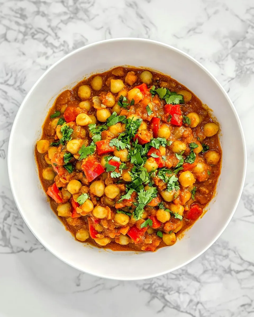 Easy Chana Masala recipe photo