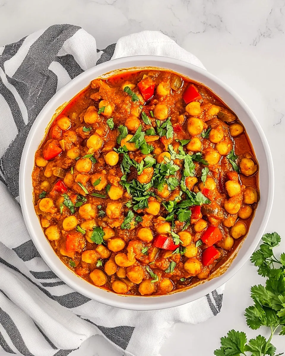 Delicious Chana Masala dish photo