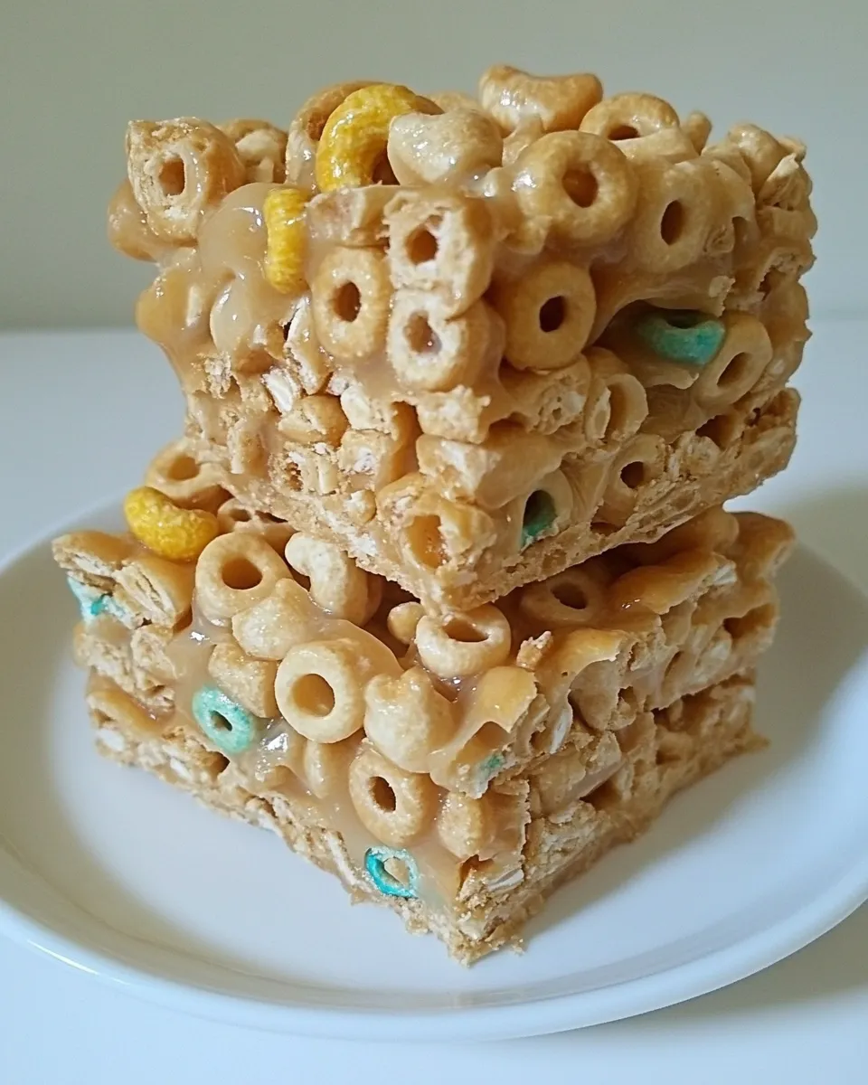Homemade Cheerios Cereal Bars photo