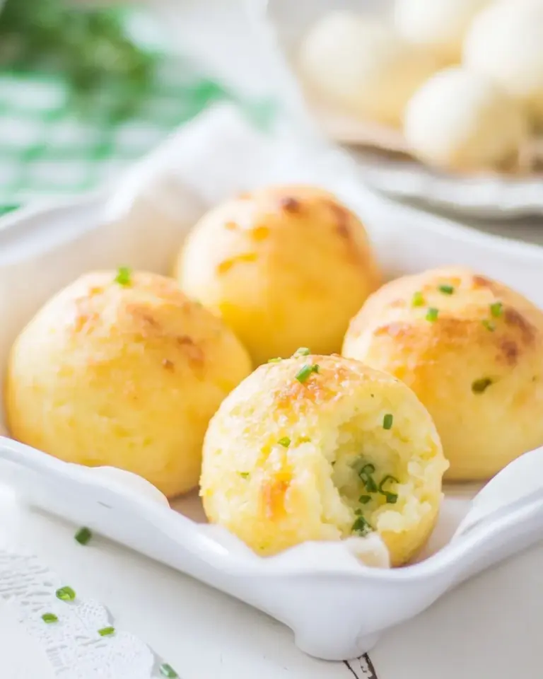 Homemade Cheese-Stuffed Baked Yuca Balls photo