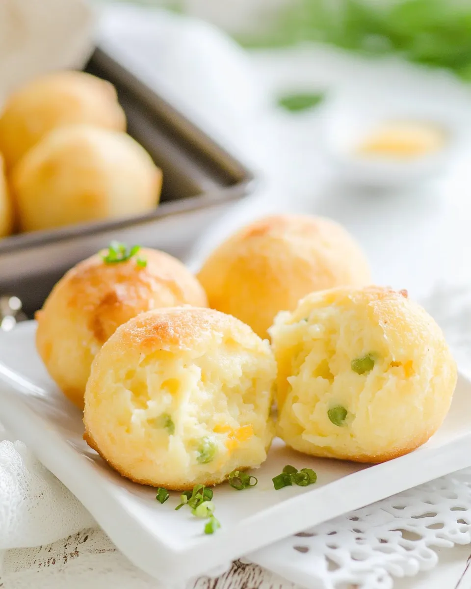 Classic Cheese-Stuffed Baked Yuca Balls image