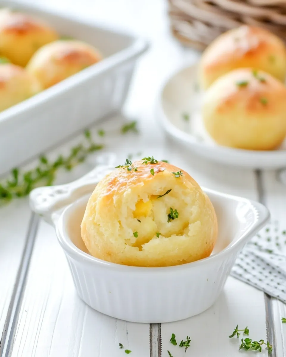 Easy Cheese-Stuffed Baked Yuca Balls recipe photo