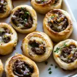 Homemade Cheese Steak Pinwheels photo