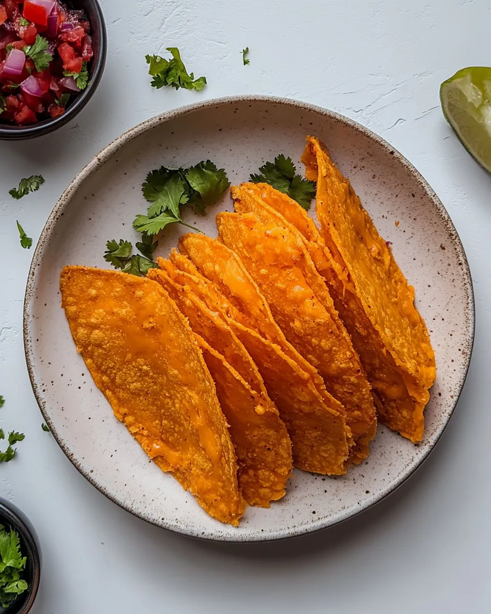 Easy Cheese Taco Shells recipe photo