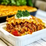 Homemade Cheeseburger Stuffed Pasta photo