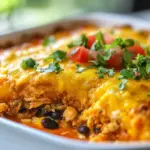Homemade Cheesy Chicken Enchilada Bake photo