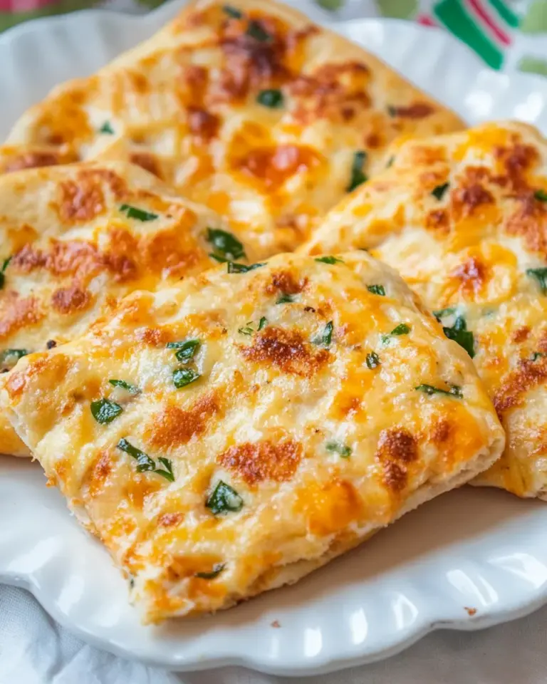 Homemade Cheesy Flat Breads photo