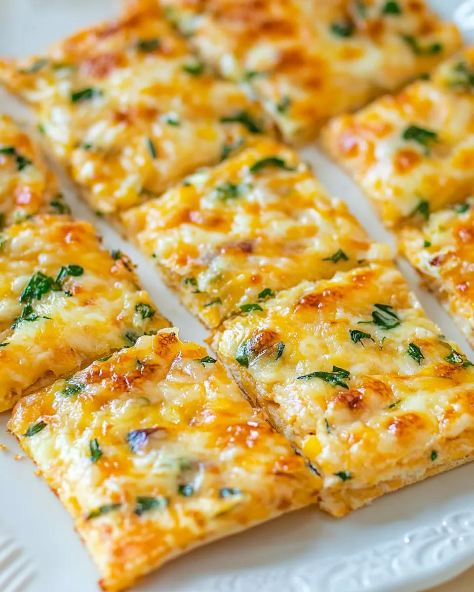 Classic Cheesy Flat Breads image