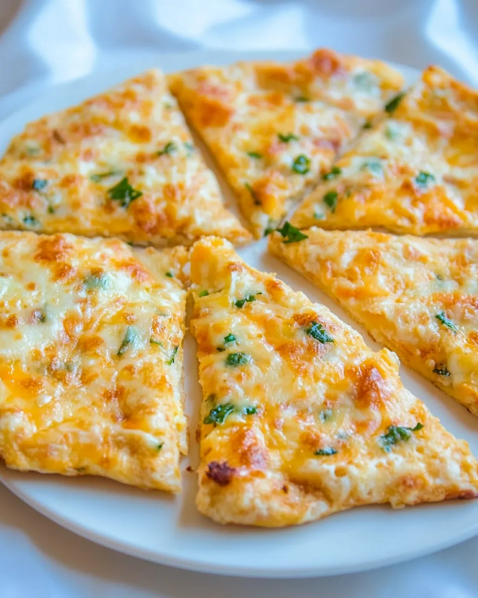 Easy Cheesy Flat Breads recipe photo