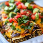 Homemade Cheesy Quinoa Enchilada Bake photo