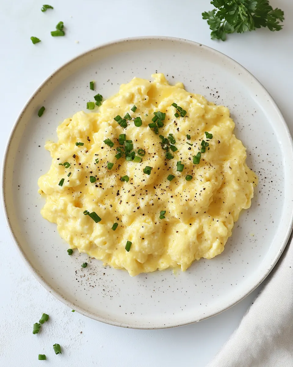 Homemade Cheesy Scrambled Eggs photo