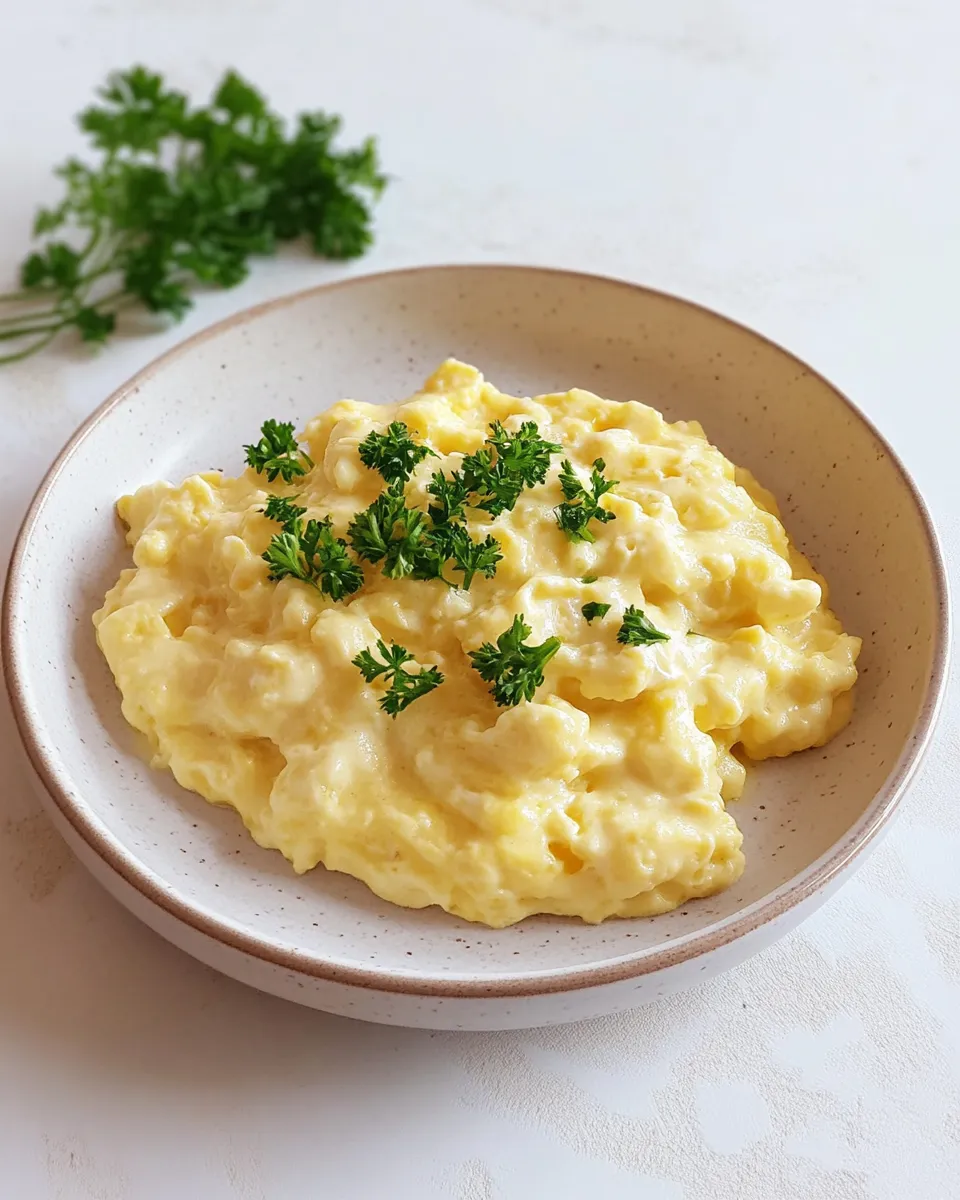 Classic Cheesy Scrambled Eggs image