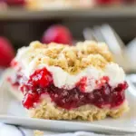 Homemade Cherry Pie Sour Cream Crumb Bars photo