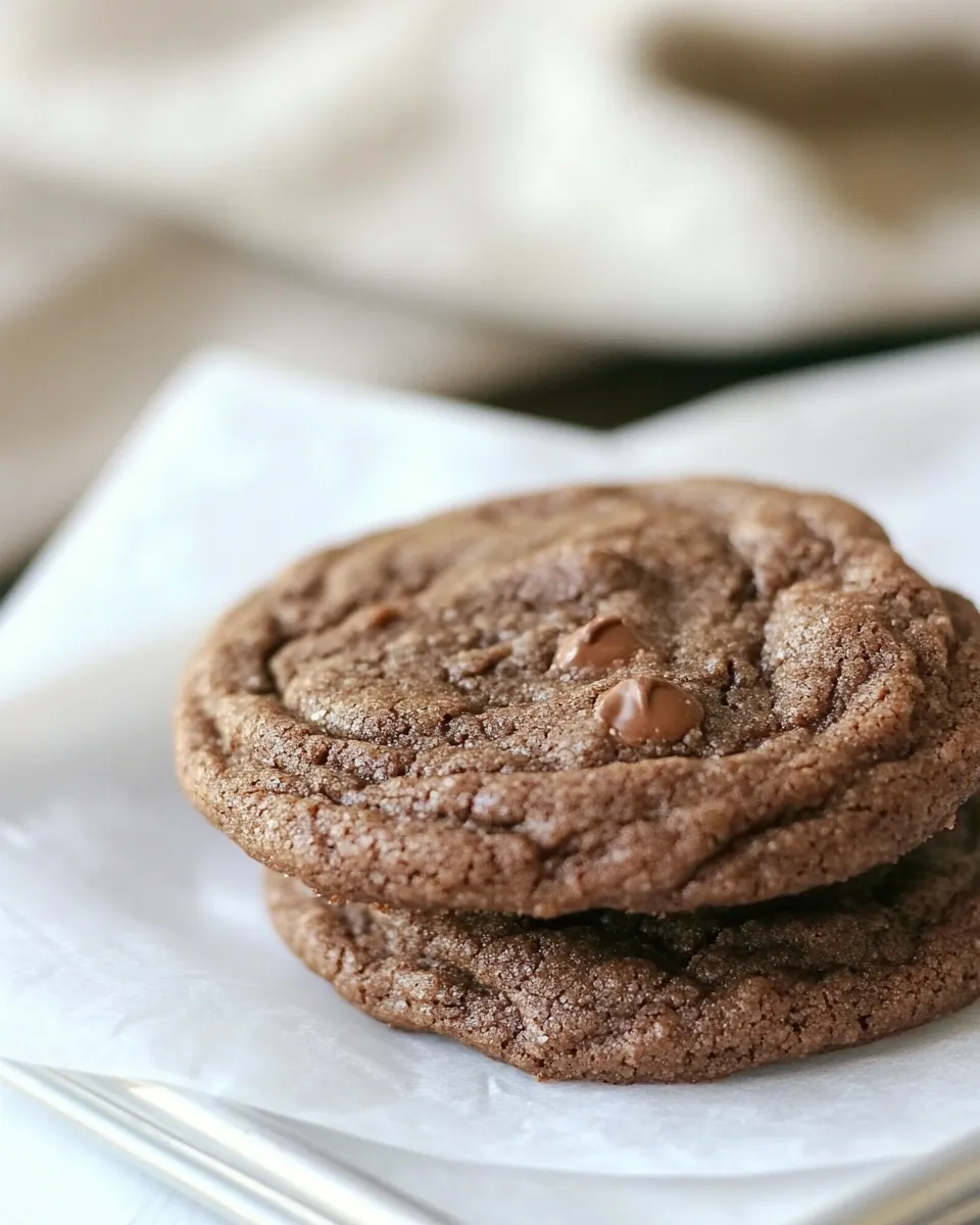 Homemade Chewy Cocoa Mocha Cookies photo