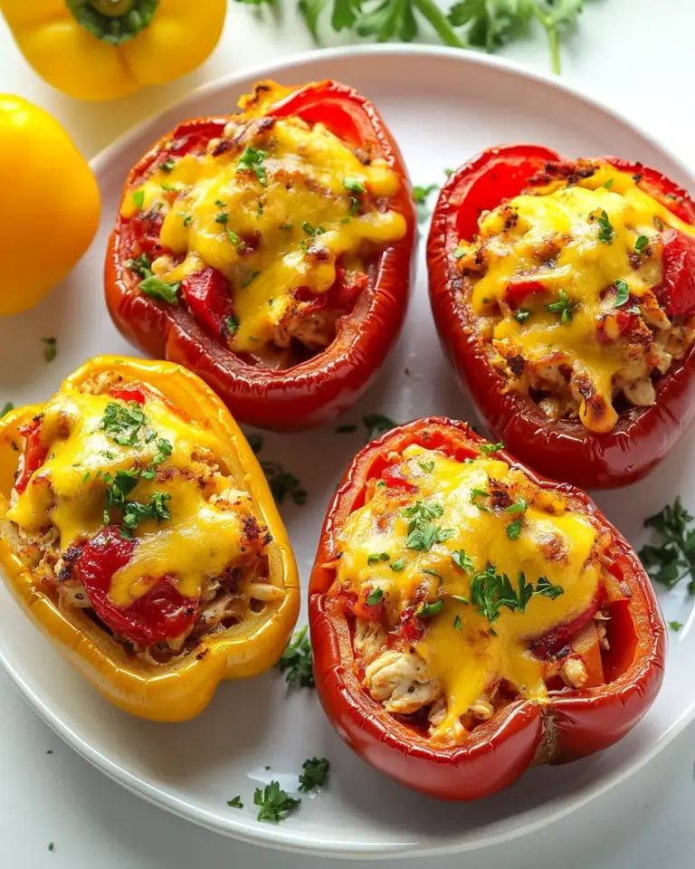 Homemade Chicken-Stuffed Peppers photo