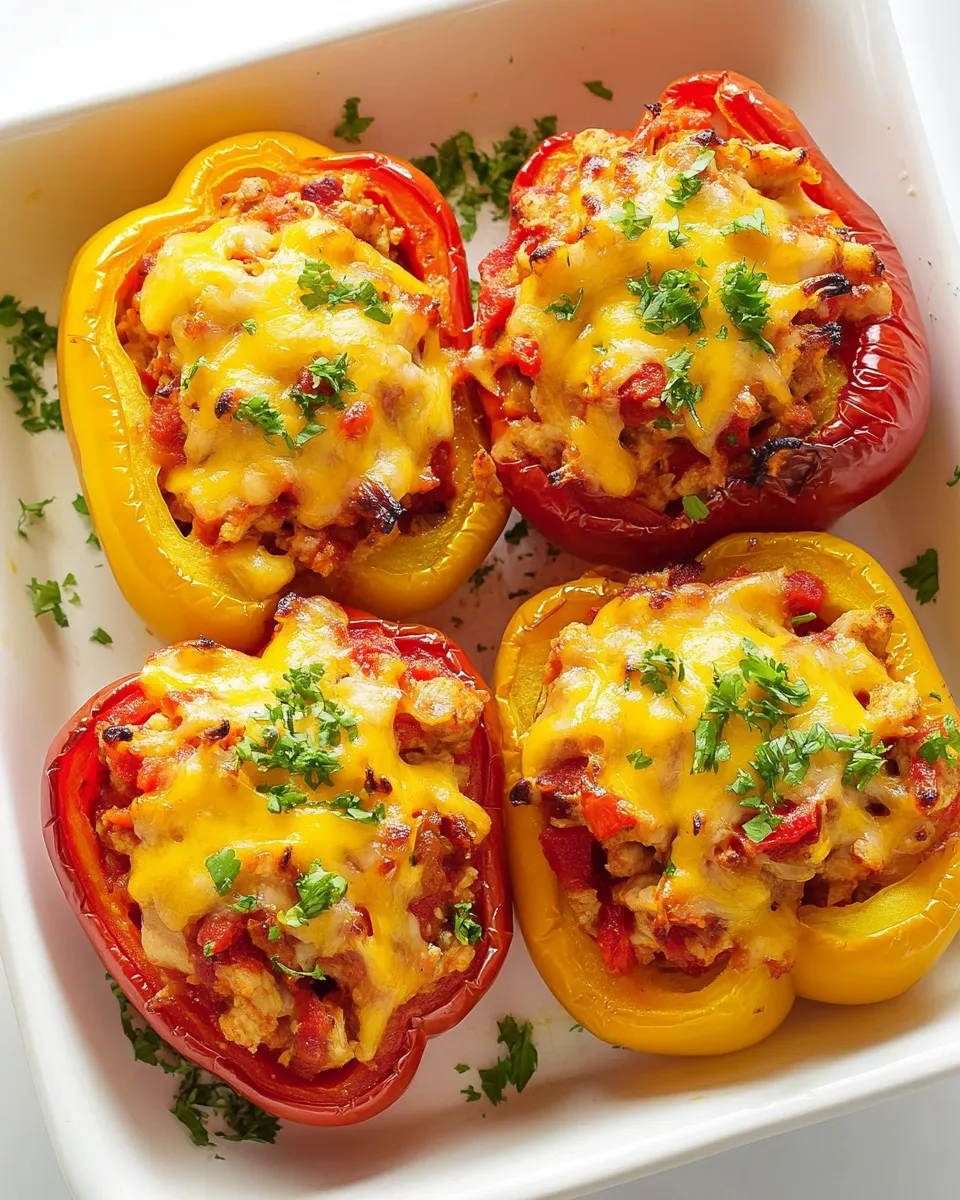 Classic Chicken-Stuffed Peppers image