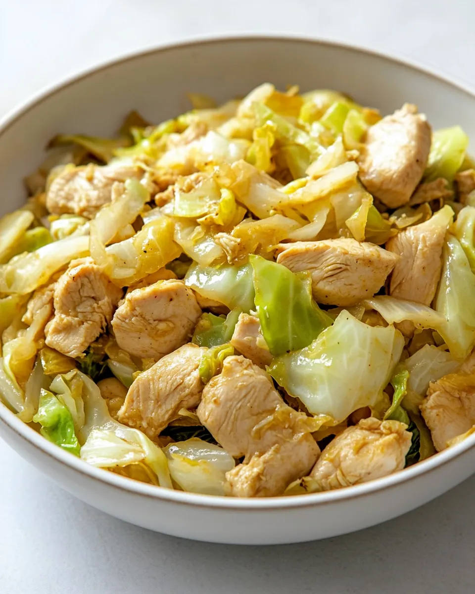 Homemade Chicken And Cabbage Stir-Fry photo