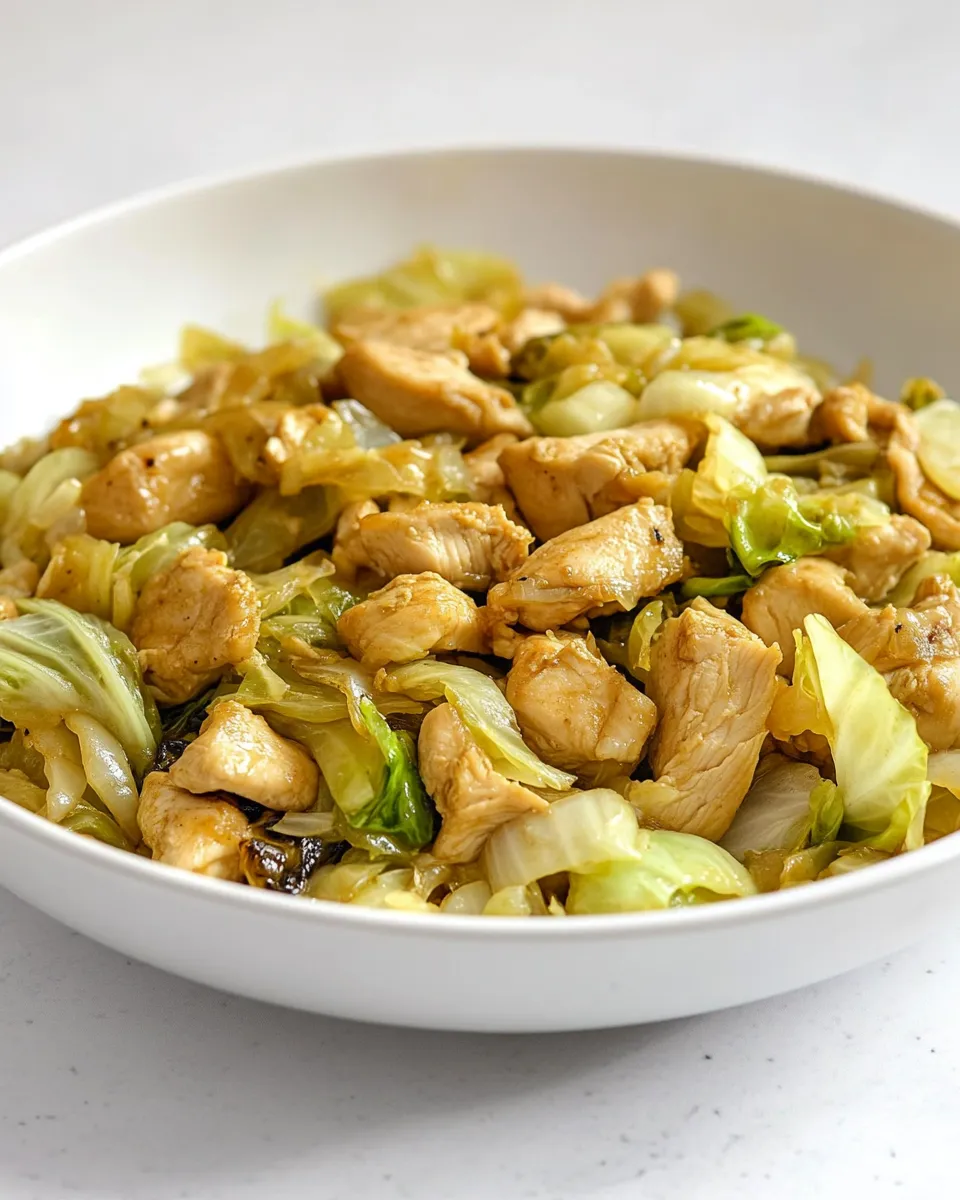 Classic Chicken And Cabbage Stir-Fry image